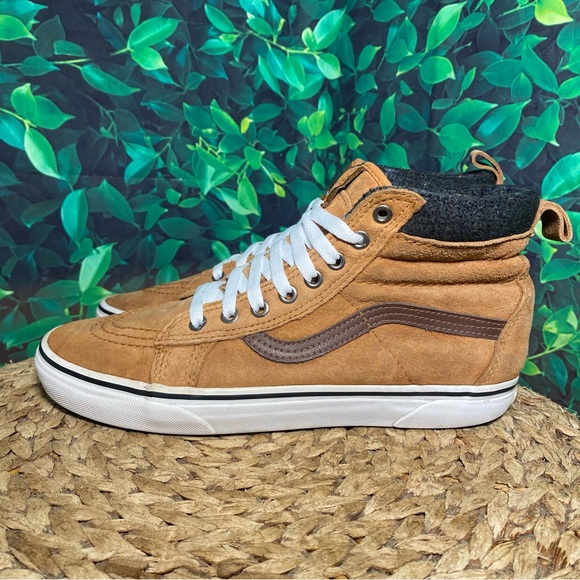 Vans sk8 hi mte scotchguard brown camel tan suede - Picture 3 of 7
